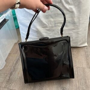 Vintage patent leather bag